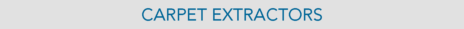 Carpet Extractors